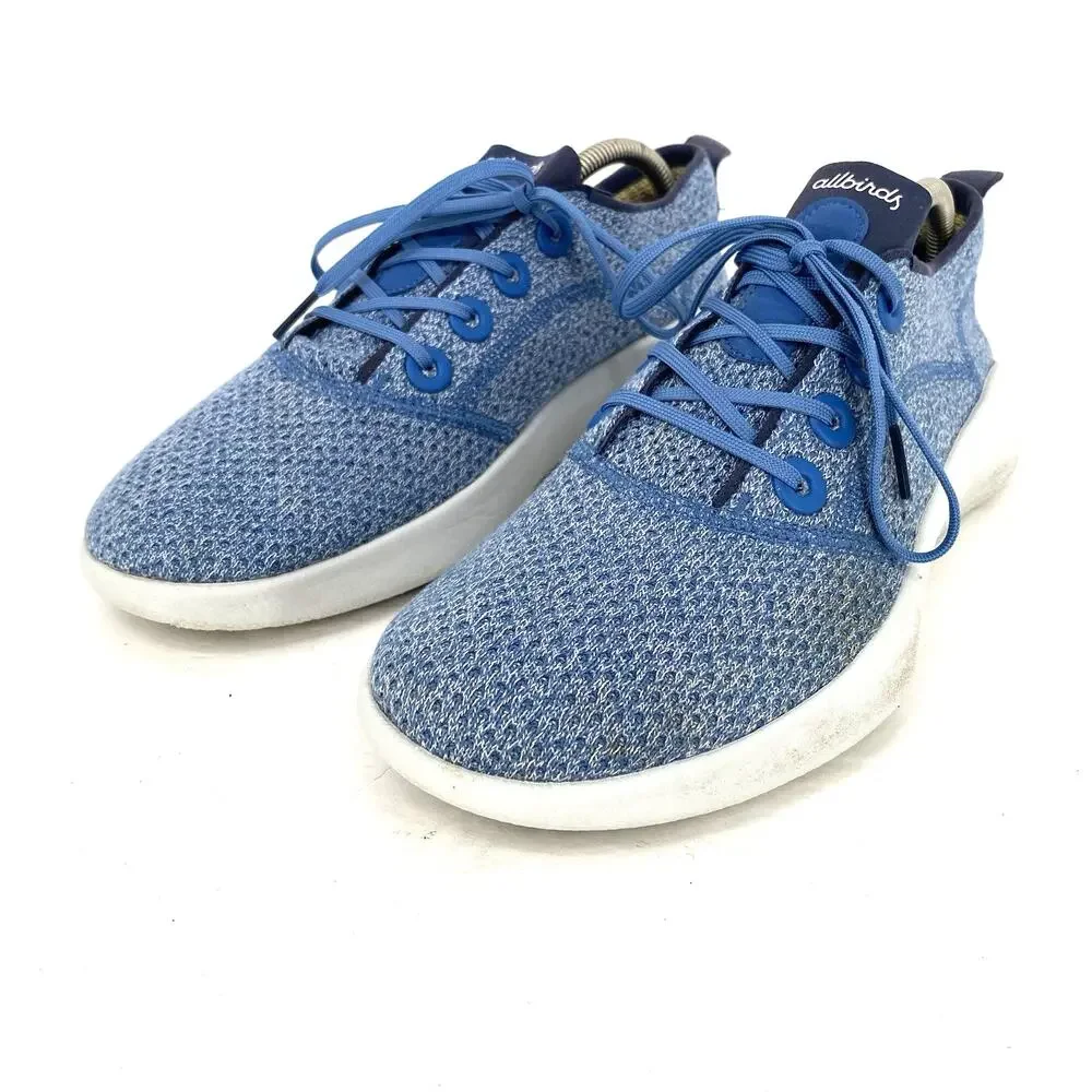 Allbirds SuperLight Tree Runners Womens 11 Blue Knit Running Shoes Sneaker